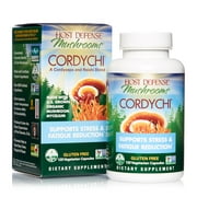Fungi Perfecti Host Defense Mushrooms, Cordychi, Supports Stress  Fatigue Reduction, 120 Vegetarian Capsules