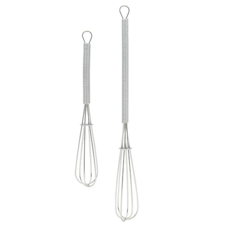Kitchen Delight BATEMEN 4 Mini Whisk Combo Set - Two 5 Inch + Two 7 Inch, Stainless  Steel Means Easy Maintenance and Cleaning