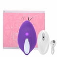 thumbnail image 3 of Estimulador de clítoris para mujer Vibrador de control remoto portátil Masajeador vibratorio silencioso inalámbricoElegant Purple, 3 of 8