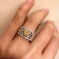 thumbnail image 3 of K-KED Elegant Women's 925 Silver Filled Wedding Ring Cubic Zircon Delicate Jewelry Gift Sz 6-10-8, 3 of 5