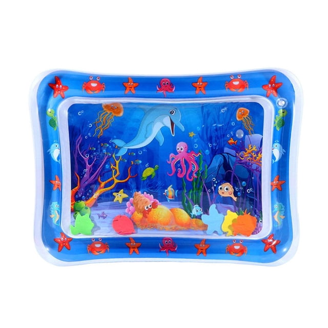 Alfombrilla de juego sensorial de agua CAIROYAR para gatos con peces