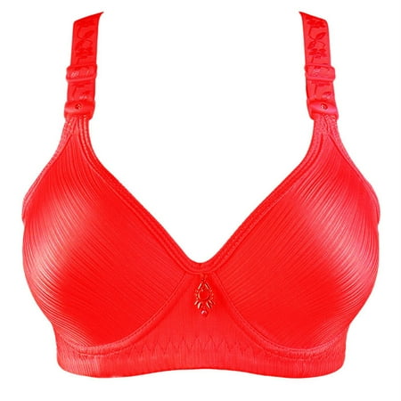 

Mikilon Women Bra Lingerie Seamless Plus Size OnePiece Elastic Comfort Cotton Vest Bra Underwear Bras for Women Plus Size Sports Bras on Discount