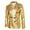 Gold, variant on sususu Mens Linen Blazer,Business Jacket Men,Carnival Shiny Double Suit Jacket Fashionable Casual Leather for Stylish Modern Wardrobe