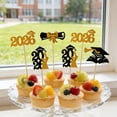 thumbnail image 4 of BUTASY Cupcake Toppers Graduation Season Glitter Paper Flag Party Cake Decoration 24 Pack, 4 of 6