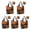 Halloween Black Cats-1, variant on 5 Pack Foldable Shopping Bag,Halloween Black Cats and Pumpkins Reusable Grocery Bags with Pockets,Large Reusable Tote Bags with Handles Waterproof & Lightweight