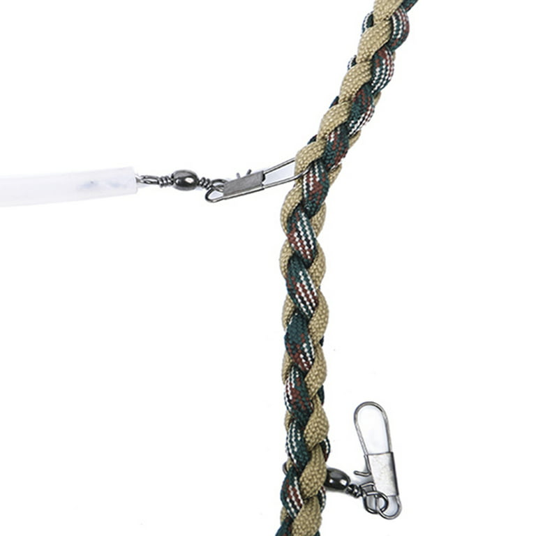 Braided Fishing Lanyard Ergonomic Design Colorful Fly Necklace Fishing Rope Tools Holder for Outdoor, Size: Small