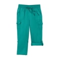 thumbnail image 4 of Woman Within Plus Size Petite Convertible Length Cargo Capri/Bermuda, 4 of 6