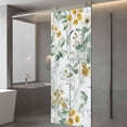 thumbnail image 3 of Reusable Frosted Window Coverings, Sage Green Eucalyptus Window Privacy Film Frosted, Spring Floral Botanical Farmhouse Sun Blocking Windows Stickers for Kitchen Front Door, 23.6 x 59 Inches, 3 of 9