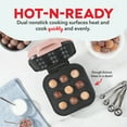 thumbnail image 5 of Dash Donut Bite Maker, 9 Donut Bites, Rose, 5 of 6