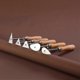 thumbnail image 3 of 5 Pcs Paint Shave Hooks Professional Paint Tool Heavy Duty Triangular Paint Scrapers with Wooden Handle, 3 of 5