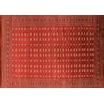 thumbnail image 1 of Ahgly Company Indoor Rectangle Oriental Orange Industrial Area Rugs, 2' x 5', 1 of 4