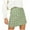 Green, variant on Summer Skirt Saving! Jerdar Women's Casual High Waist Solid Ruffled Elastic Waist Short Skirt Black S