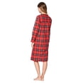 thumbnail image 3 of Casual Nights Women's Flannel Floral Long Sleeve Nightgown, 3 of 5