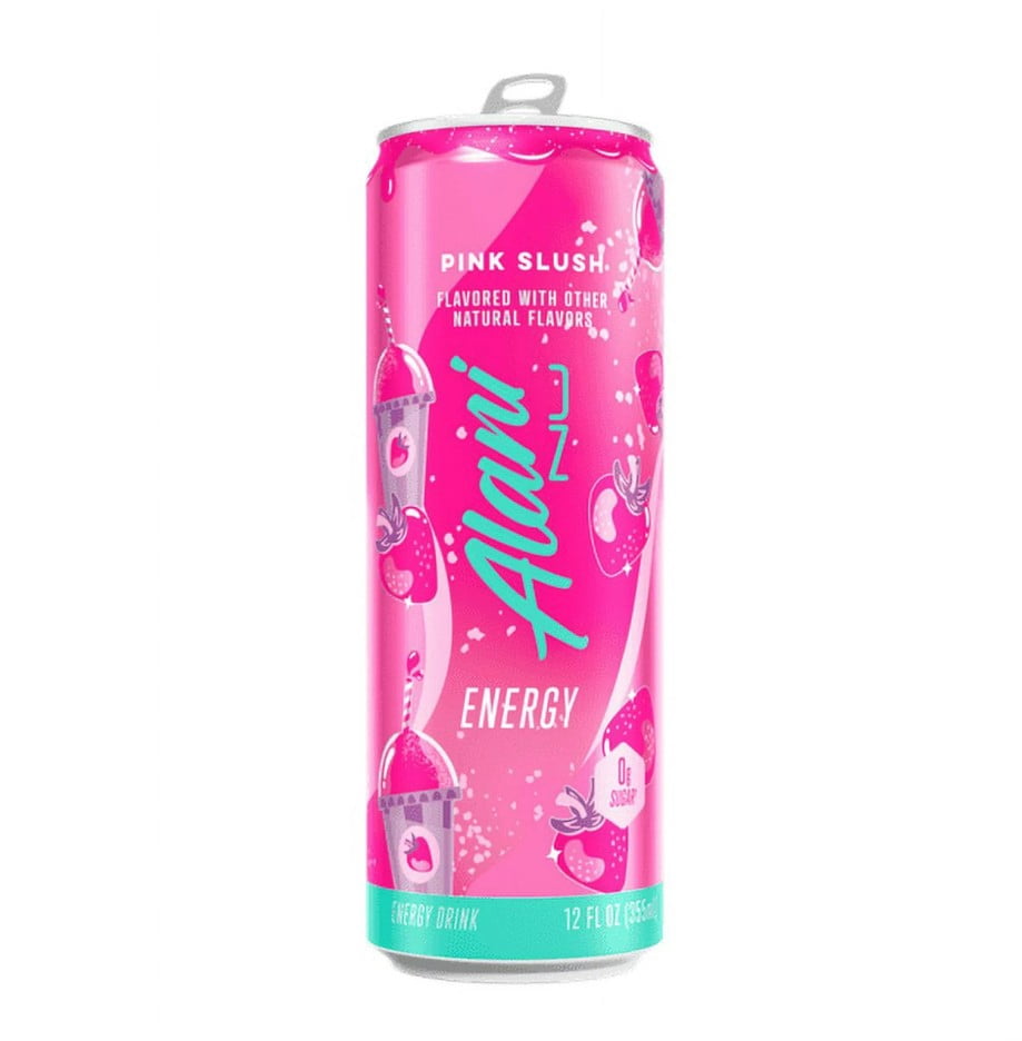 New Alani Nu Energy Drink Trio Variety Pack 12 fl oz - Strawberry Sunrise, Watermelon Wave, Pink Slush