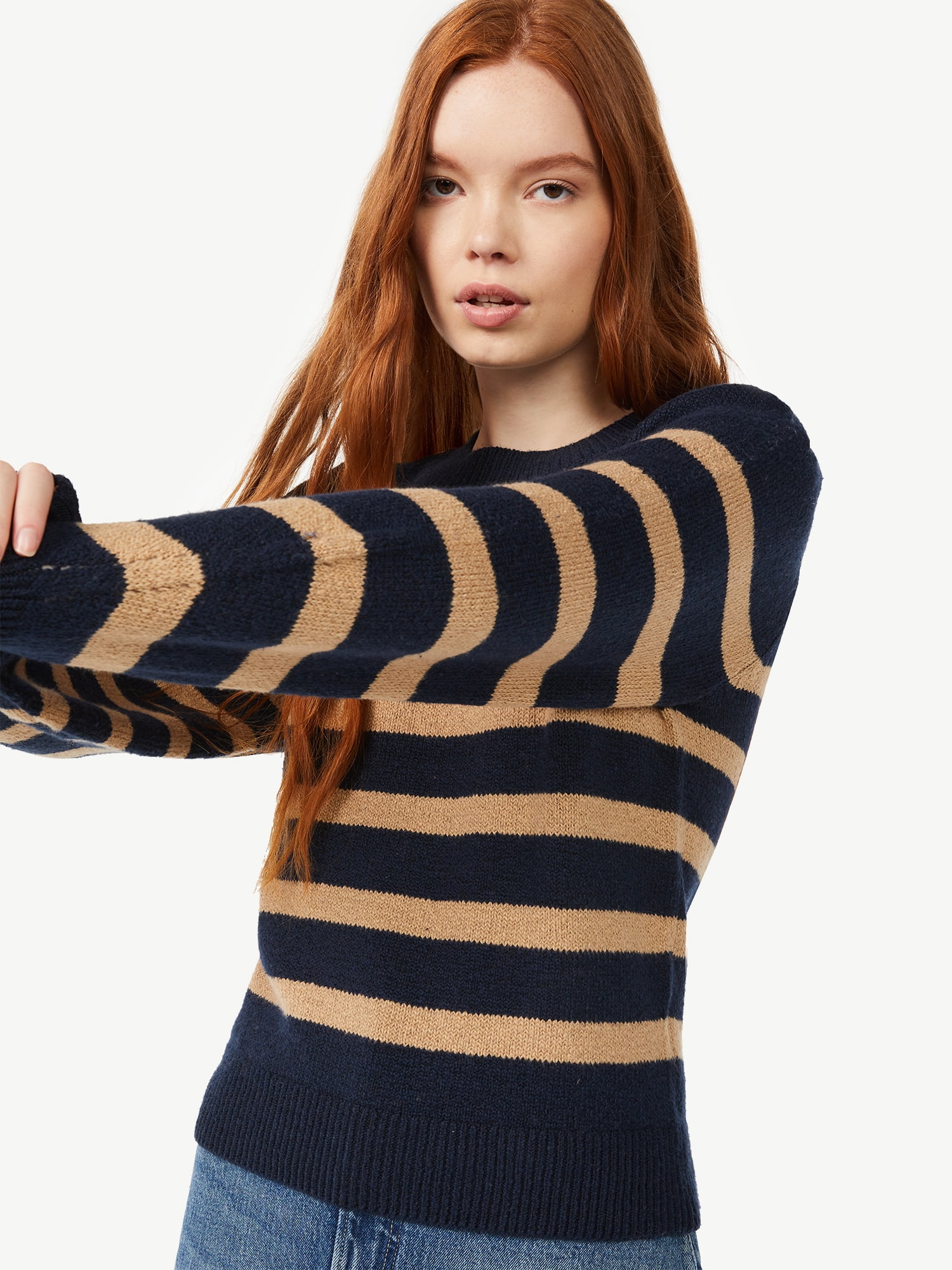 Puff Shoulder Sweater 