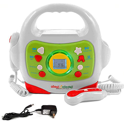 IQ Toys MP3 Player and Karaoke Machine with 2 Microphones Music Player