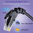 thumbnail image 4 of Cable Ethernet de 10 Gbps, Cat6, 5 pies, 10 unidades, negro, 10 Gsupxsel, 4 of 7