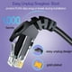 thumbnail image 4 of Cable Ethernet de 0,15 m, Cat 6, 10 Gbps, 24 unidades, negro, 10 Gsupxsel, 4 of 7