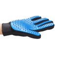 thumbnail image 3 of Brush Glove For Animals - Fur care Dog Cat Pets Left blue, 3 of 5