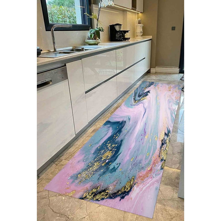 Alcohol Ink Rug, Car Mat Rugs, Modern Marble Rugs, Colorful Rugs  display picture 1