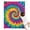 Rainbow Tie Dye, variant on Rainbow Tie Dye Mandala Pattern Blanket,Comfortable Soft Flannel Throw Blanket,All Season,Warm Lightweight Blankets for Sofa Bed Couch Living Room Chair,30"x40"