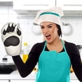 thumbnail image 2 of Juego de 2 agarraderas para cocina y horno, hornos manuales, Weiß, talla única JFHHH pequeña, 2 of 2