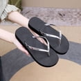 thumbnail image 1 of Chanclas de verano para mujer, zapatos de playa de fondo plano, sandalias, zapatos para mujer, zapatillas deslizantes para interior de casa, calzado para mujer, 1 of 7
