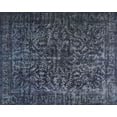 thumbnail image 1 of Ahgly Company Indoor Rectangle Contemporary Dark Slate Blue Abstract Area Rugs, 8' x 10', 1 of 6