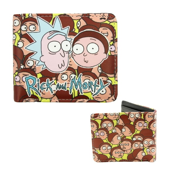 Morty's Expressions - Rick and Morty 4x5" Bi-Fold Wallet