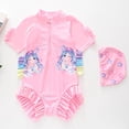 thumbnail image 2 of Shadoumai Style Children's Swimsuit Girls' Quick Drying Long Sleeved Swimsuit Cute Swimsuit For Toddlers And Young Children (3 14 Years Old)., 2 of 4