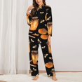 thumbnail image 2 of Balery Bee and Honey Conjunto de Pijama con Estampado para Mujer, Conjunto de Dos Piezas con Manga Larga, Ropa de Dormir Suave con Bolsillos, Pijamas Cómodos-Medium, 2 of 6