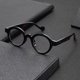thumbnail image 3 of Gafas de lectura redondas vintage de gran tamaño, paquete de 3 for hombres y mujeres, lectores retro de policarbonato con dioptrías de +1,00 a +4,00, marcos de carey verde marrón negro, 3 of 4