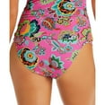 thumbnail image 2 of Jessica Simpson Womens Printed Hipster Swim Bottom Separates Pink L, 2 of 2