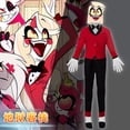 thumbnail image 2 of Disfraz de cosplay de Charlie Morningstars, disfraz de Hotel Fantasia de dibujos animados para disfrazarse, mono de carnaval de Halloween para niños y adultos, 2 of 5