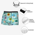 thumbnail image 6 of Kll World Travel1 Men'S Cotton Boxer Briefs Underwear-Large, 6 of 9
