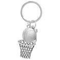 thumbnail image 5 of Exquisite Basketball Keychain Sports Keyring Souvenir for Basketball Fans Basketball Accessories Basketball Elements Keychain Basketball Party Favors, 5 of 6