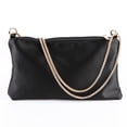 thumbnail image 3 of Bolso Hobo Clutch Monedero Mujer Satén Con Cadena Color Sólido Satchel, 3 of 9
