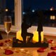 thumbnail image 4 of Candelabro de metal en forma de corazón | Lámpara de vela de metal negro | Decoración romántica para aniversarios | Adorno para pedida de mano y confesión de matrimonio | Regalo de recuerdo para, 4 of 6
