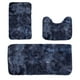 thumbnail image 2 of Mixed Color Bath Mats 3 Set Winter Bathroom Rugs For 3 Pcs Toilet Mats Soft Water Absorption Non Slip Thick Washable Easy To Dry Dark, 2 of 7