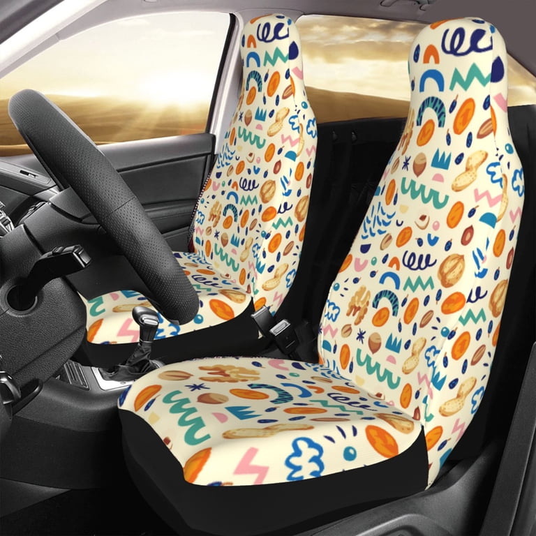 Vsdgher Vintage Rose for Automotive Seat Covers for Cars Trucks and Vsdgher Vintage Rose for Automotive Seat Covers for Cars Trucks and
