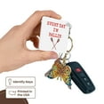 thumbnail image 3 of 3dRose, every day im ballin, lacrosse sticks picture, red lettering, set of 2 Key Chains, 3 of 7