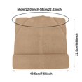 thumbnail image 5 of HOWPAY Slouchy Beanie Hats for Women Cute Ear Stretchy Baggy Windproof Solid Color Winter Knitted Pullover Hats for Cold Weather Soft Warm Ski Stocking Cap, 5 of 5