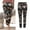 X-154Black, variant on ZHOGXU Women Casual Pants With Pockets Printing High Waist Bohemian Comfortable Fashion Trousers For Holiday Vacation Beach，Black，L