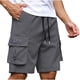 thumbnail image 4 of Pantalones de Verano de Tamaño Más Sueltos Shorts de Ropa de Trabajo de Cinco Cuartos de Longitud Multi Bolsillo, Poliéster Casual para Hombres, 4 of 7