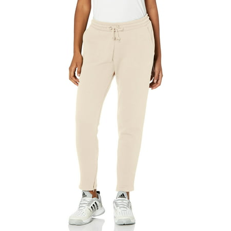 adidas Women's All SZN Fleece Tapered Pants, Ecru Tint, Large | Walmart ...