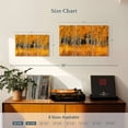 thumbnail image 4 of Elephant Stock Grand Teton Aspen Trees Wall Art - Horizontal Multi Panel Canvas - Living Room Wall Decor - Floral And Botanical Multi Panel - Orange And Black Decor - 33" x 20", 4 of 8