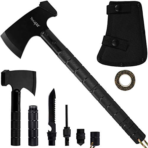 Yes4All Camping Axe Set Kit with Sheath Survival Axe/Camping Hatchet