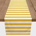 thumbnail image 3 of Creative Products Stripes Yellow 16x72 Poly Twill Table Runner, 3 of 3