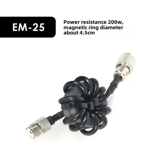 1.8-30MHz shortwave choke coil magnetic ring is suitable for HF shortwave radio