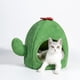thumbnail image 3 of Linda cama para gatos, cama para gatos de interior, cuna para gatos de cactus, cueva con cojín extra, 3 of 7